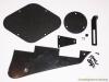 LES PAUL GUITAR BLACK PLASTIC PARTS KIT BLACK METAL PARTS